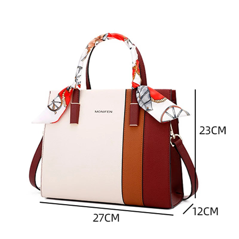 Genuine Leather Women bags Fashion luxury handbags women bags designer cowhide leather shoulder bag women brand luxury bags - EUFASHIONBAGS