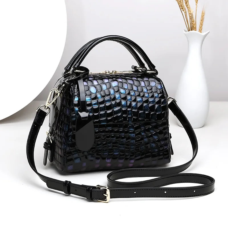 Fashion Genuine Leather Bag Quality Cowhide Leather Shoulder Bag Luxury Handbags Women Bags Designer Famous Brand Women's bag