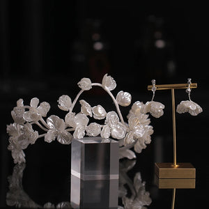 Handmade Crystal Flower Headband Hairband Wedding Hair Accessories Tiara Bridal Hair Jewelry Women Headdress Party Accessories