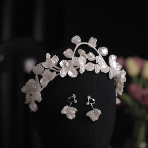 Handmade Crystal Flower Headband Hairband Wedding Hair Accessories Tiara Bridal Hair Jewelry Women Headdress Party Accessories