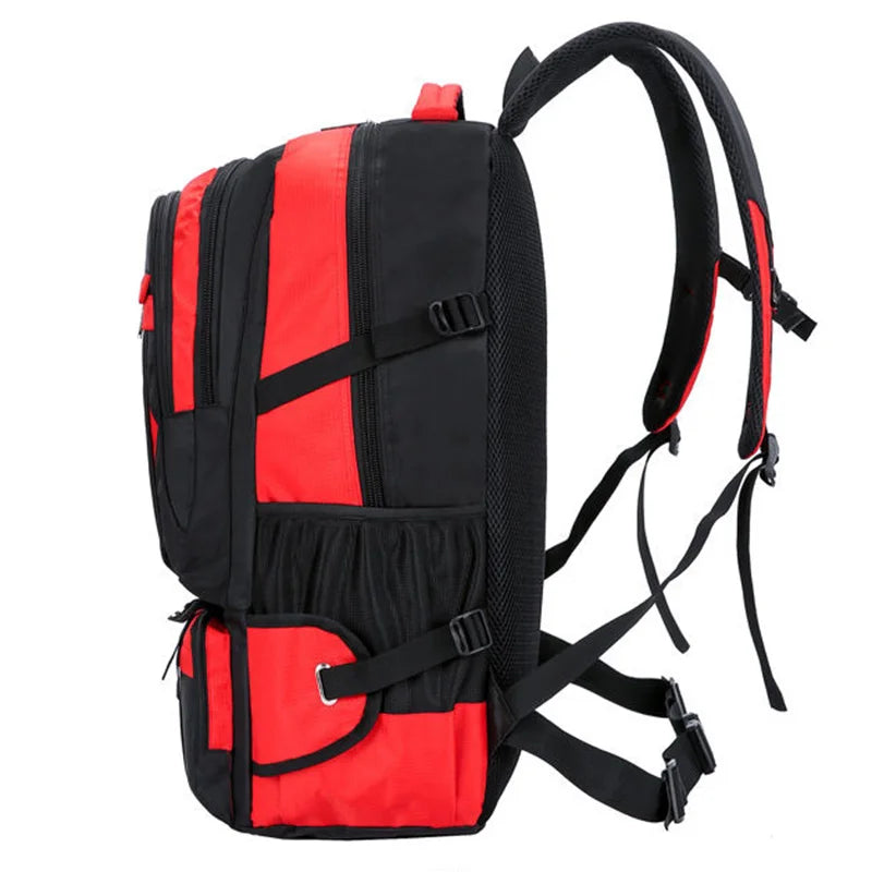 70L Backpack Unisex Large Outdoor Travel Mountaineering Bag Women Waterproof Backpack Men Leisure Sports Luggage Bag - EUFASHIONBAGS