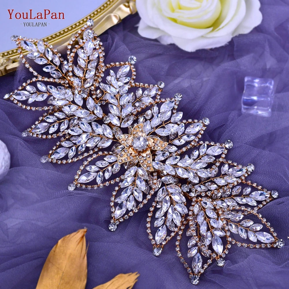 Wedding Tiara Crystal Bridal Headband Women Hair Crown Bridal Hair Accessories Bride Headpieces for Party Banquet - EUFASHIONBAGS