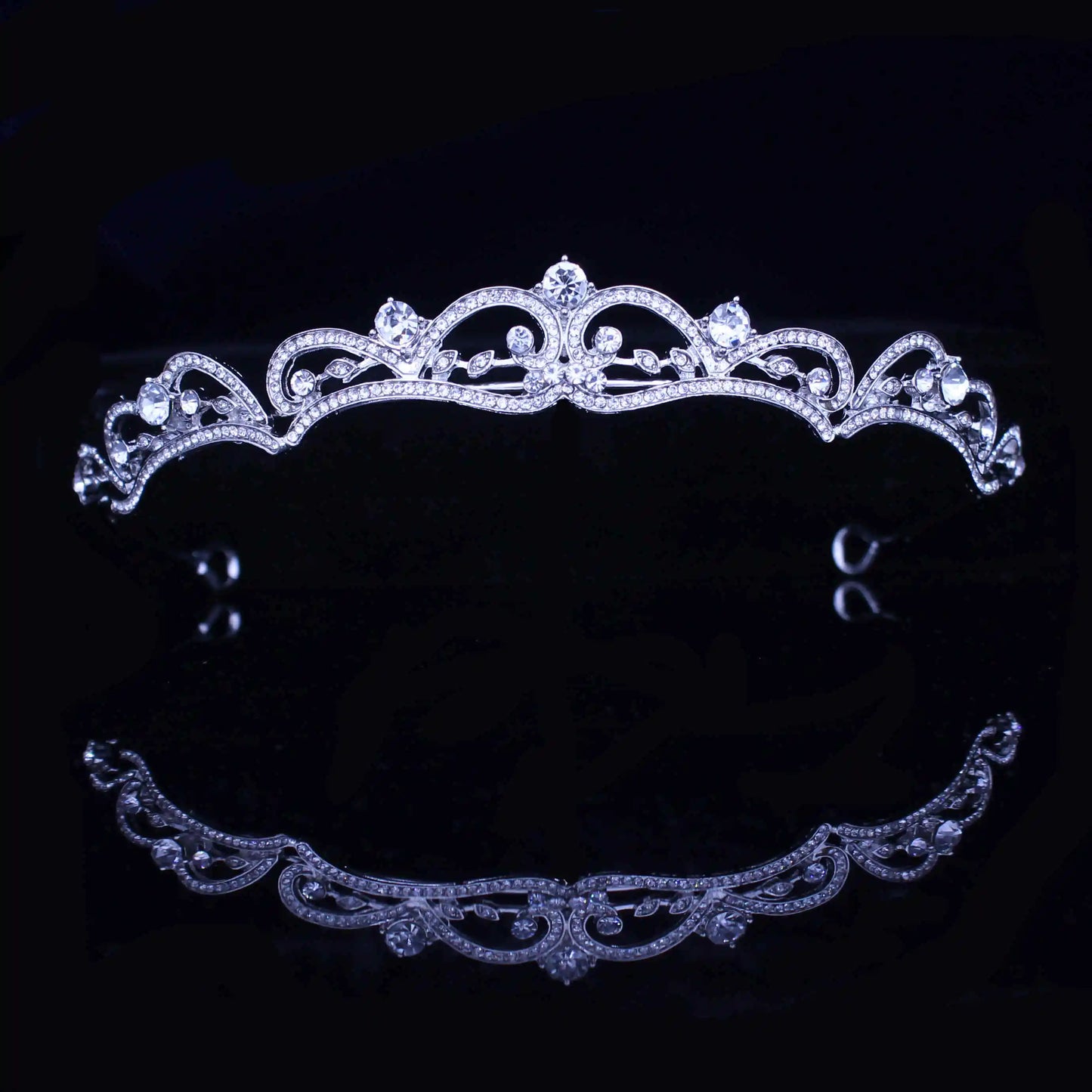 Crystal Queen Tiara Crown Wedding Bridal Pageant Diadem For Bride Tiaras and Crowns Headpiece Women Hair Jewelry Accessories - EUFASHIONBAGS