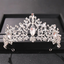 Cargar imagen en el visor de la galería, Baroque Retro Crystal Bridal Tiaras Crown For Women Bride Rhinestone Pageant Prom Diadem Wedding Hair Accessories Headband Gift