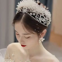 画像をギャラリービューアに読み込む, Luxury Crystal Beads Floral Wedding Headbands Bridal Hair Accessories Rhinestone Crown Hairband Bride Tiaras Handmade Headpiece