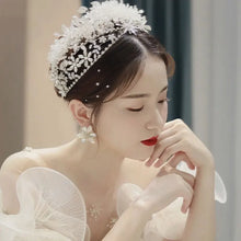 画像をギャラリービューアに読み込む, Luxury Crystal Beads Floral Wedding Headbands Bridal Hair Accessories Rhinestone Crown Hairband Bride Tiaras Handmade Headpiece