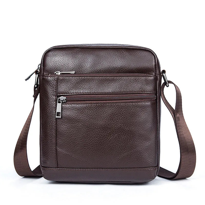 Black Shoulder Bags for Men Designer Bag Genuine Leather Messenger Bag Men Brand Flap for Ipad Leather Bag - EUFASHIONBAGS