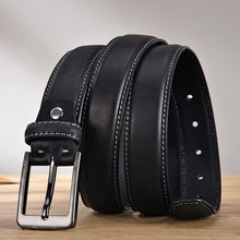 Charger l&#39;image dans la galerie, Men Top Layer Leather Casual Belt Vintage Pin Buckle Genuine Leather Belts For Men
