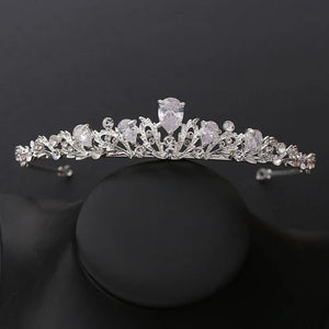 Luxury Rhinestone Tiara Crown For Bride Women Girl Headpiece sparkling Zircon Diadem Wedding Bridal Hair Jewelry Accessories