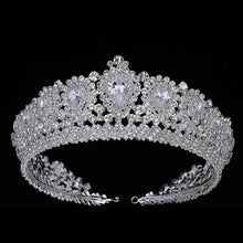 画像をギャラリービューアに読み込む, New Bling Wedding Crown Diadem Tiara With Zirconia Crystal Woman Tiaras and Crowns For Pageant Party