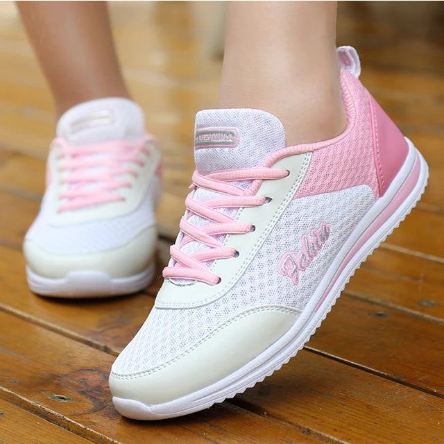 Woman casual shoes Breathable Sneakers Women New Arrivals Fashion mesh sneakers shoes women - EUFASHIONBAGS