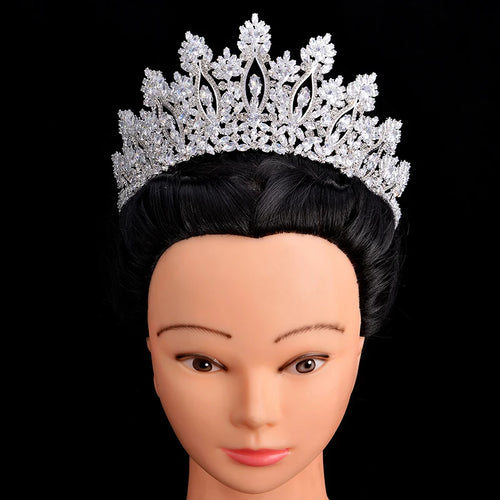 Tiaras And Crowns Classic New Fashion Design Bridal Hair Accessories Anniversary Wedding Women Corona Princesa