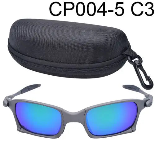 Man Polarized Sunglasses Cycling Glasses UV400 Fishing Sunglasses Metal Bicycle Goggles Cycling Eyewear Riding Glasses A1-4 - EUFASHIONBAGS