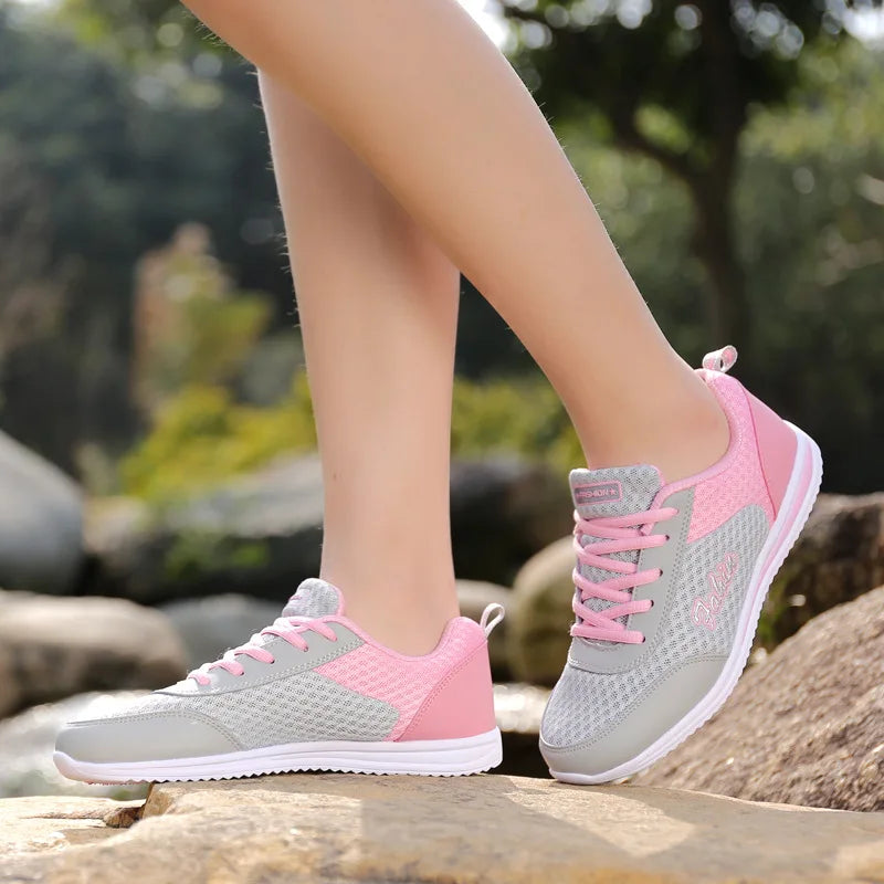 Woman casual shoes Breathable Sneakers Women New Arrivals Fashion mesh sneakers shoes women - EUFASHIONBAGS