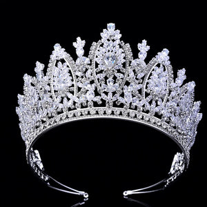 Princess Crown Classic Design Elegant Wedding Bridal Hair Jewelry Tiaras And Crowns Women Zircon BC5069 Corona Princesa