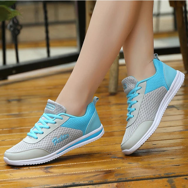 Woman casual shoes Breathable Sneakers Women New Arrivals Fashion mesh sneakers shoes women - EUFASHIONBAGS