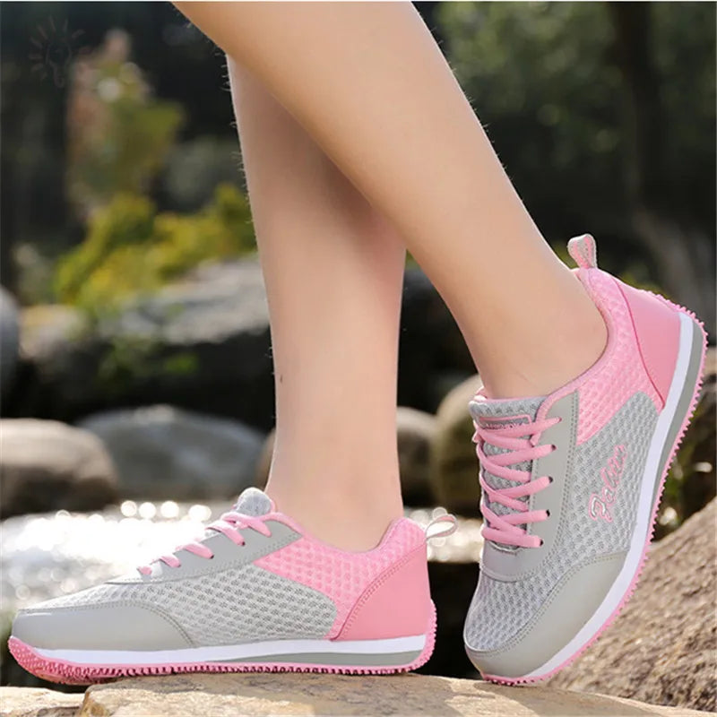 Woman casual shoes Breathable Sneakers Women New Arrivals Fashion mesh sneakers shoes women - EUFASHIONBAGS