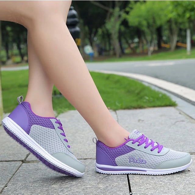 Woman casual shoes Breathable Sneakers Women New Arrivals Fashion mesh sneakers shoes women - EUFASHIONBAGS