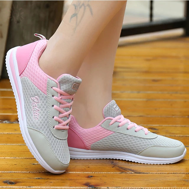 Woman casual shoes Breathable Sneakers Women New Arrivals Fashion mesh sneakers shoes women - EUFASHIONBAGS