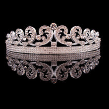 Cargar imagen en el visor de la galería, Baroque Princess Diana William Kate Bridal Crown Tiaras Boutique Rhinestone Diadem Veil Tiara Headbands Wedding Hair Accessories