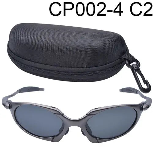 Man Polarized Sunglasses Cycling Glasses UV400 Fishing Sunglasses Metal Bicycle Goggles Cycling Eyewear Riding Glasses C3-8