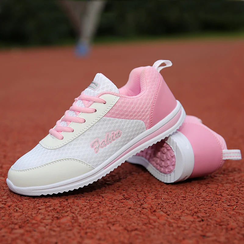 Woman casual shoes Breathable Sneakers Women New Arrivals Fashion mesh sneakers shoes women - EUFASHIONBAGS