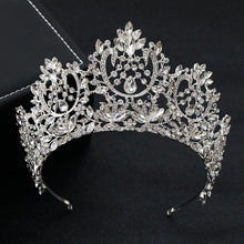 画像をギャラリービューアに読み込む, European Baroque Sparkling Crystal Big Bridal Tiara Crown Rhinestone Pageant Diadem Couronne De Mariage Wedding Hair Accessories