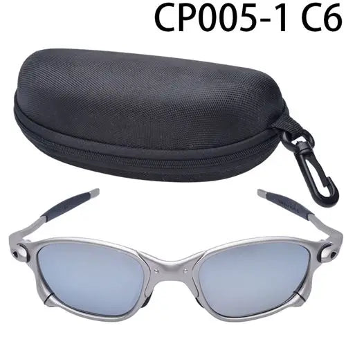 Man Polarized Sunglasses Cycling Glasses UV400 Fishing Sunglasses Metal Bicycle Goggles Cycling Eyewear Riding Glasses D4-5 - EUFASHIONBAGS