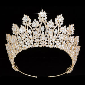 Tiaras And Crowns Classic New Fashion Design Bridal Hair Accessories Anniversary Wedding Women Corona Princesa