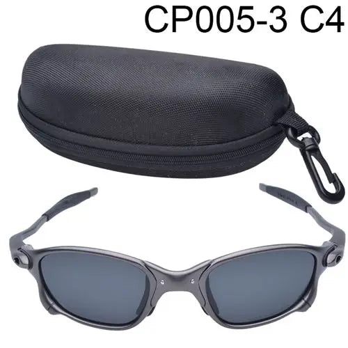 Man Polarized Sunglasses Cycling Glasses UV400 Fishing Sunglasses Metal Bicycle Goggles Cycling Eyewear Riding Glasses D4-3