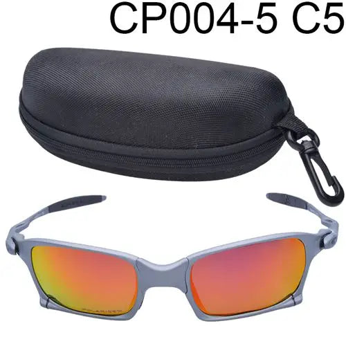 Man Polarized Sunglasses Cycling Glasses UV400 Fishing Sunglasses Metal Bicycle Goggles Cycling Eyewear Riding Glasses A1-4 - EUFASHIONBAGS