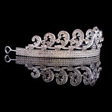 Cargar imagen en el visor de la galería, Baroque Princess Diana William Kate Bridal Crown Tiaras Boutique Rhinestone Diadem Veil Tiara Headbands Wedding Hair Accessories