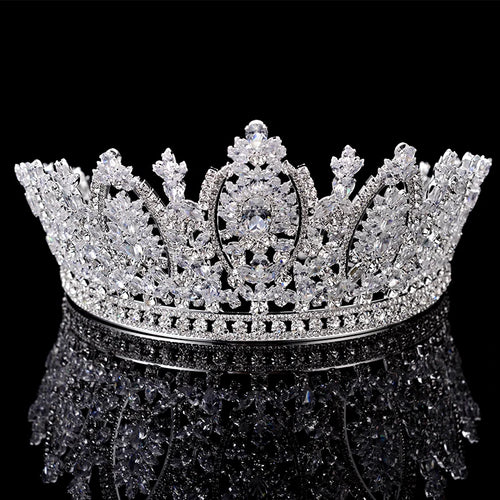 Princess Crown Classic Design Wedding Bridal Hair Jewelry Tiaras And Crowns Women Zircon BC5069 Corona Princesa