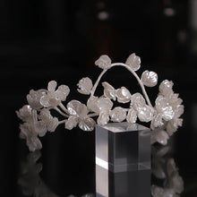 Cargar imagen en el visor de la galería, Handmade Crystal Flower Headband Hairband Wedding Hair Accessories Tiara Bridal Hair Jewelry Women Headdress Party Accessories