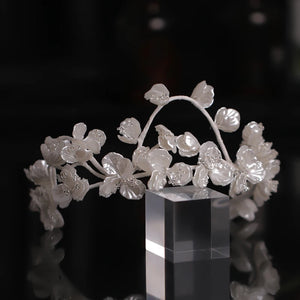 Handmade Crystal Flower Headband Hairband Wedding Hair Accessories Tiara Bridal Hair Jewelry Women Headdress Party Accessories