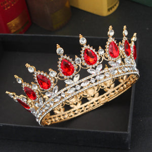 Crystal Queen King Tiaras and Crowns Bridal Diadem Girl Women Headpiece Hair Ornaments Wedding Hair Jewelry Accessories