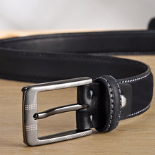 Cargar imagen en el visor de la galería, Men Top Layer Leather Casual Belt Vintage Pin Buckle Genuine Leather Belts For Men