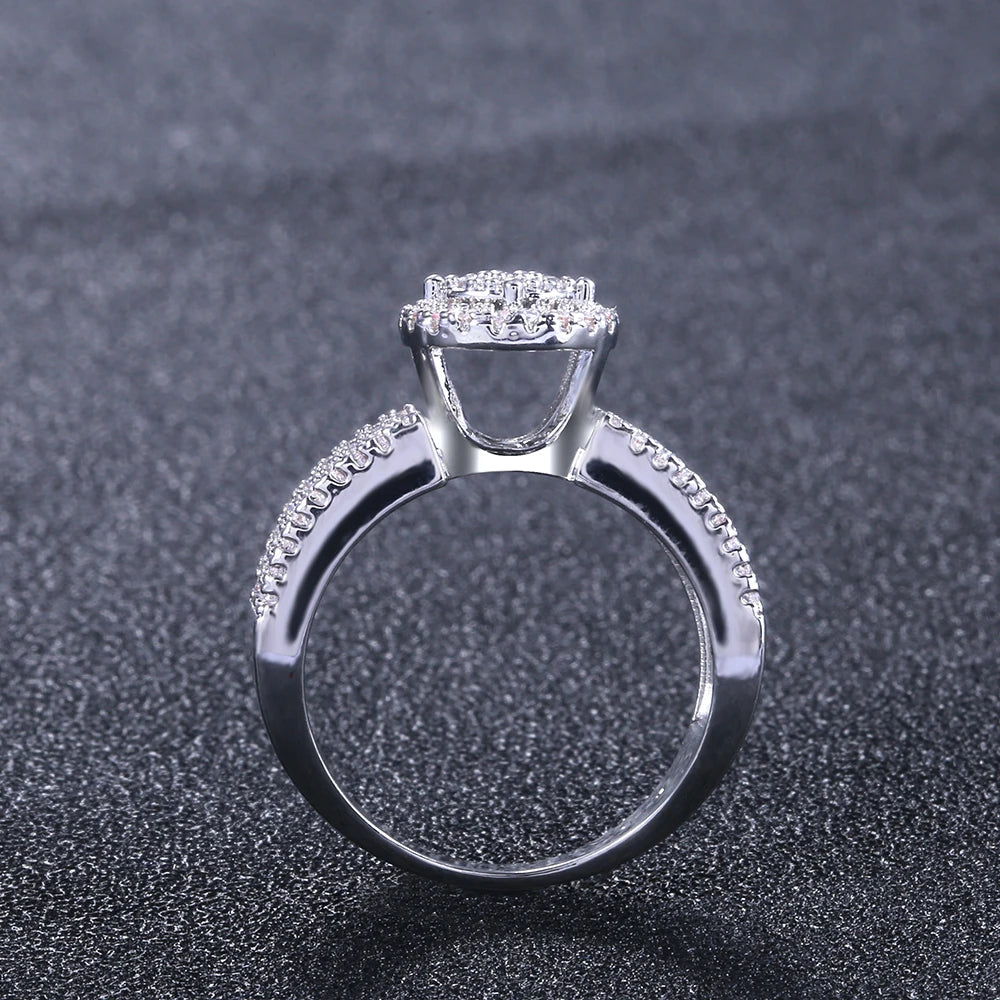 Luxury New Stylish Proposal Rings For Women With Micro Paved Wedding Engagement Rings - EUFASHIONBAGS