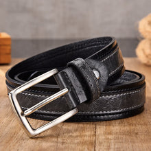 Charger l&#39;image dans la galerie, New Men&#39;s Belt Casual Strap Jeans Designer Trouser Belts Genuine Leather Pin Buckle