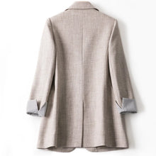 Laden Sie das Bild in den Galerie-Viewer, Fashion Business Plaid Suits Women Work Office Ladies Long Sleeve Spring Casual Blazer 2022 New Jackets for Women Coats