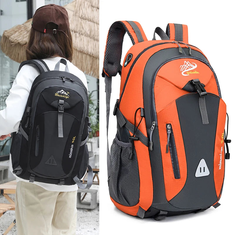 Fashion Backpacks for Women and Men Large Boy Girl Student Back to School Bag Outdoor Waterproof Travel Hiking Backpack