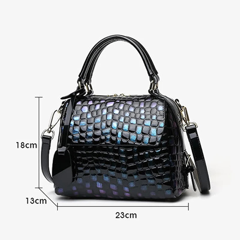 Fashion Genuine Leather Bag Quality Cowhide Leather Shoulder Bag Luxury Handbags Women Bags Designer Famous Brand Women's bag