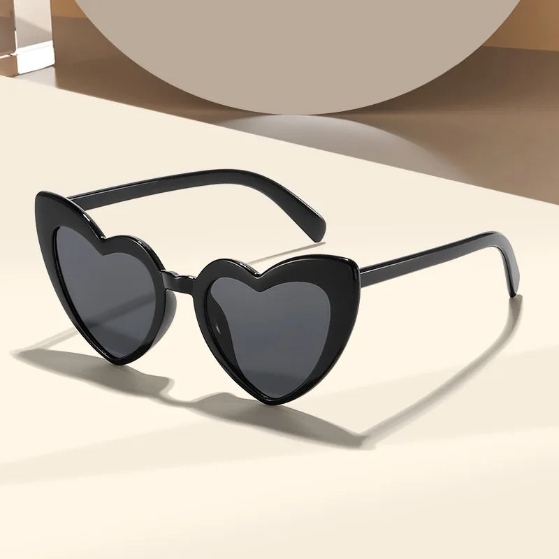 New European and American Girl Love Sunglasses Beach Peach Heart Birthday Photo Cross border Fashion Sunglasses - EUFASHIONBAGS