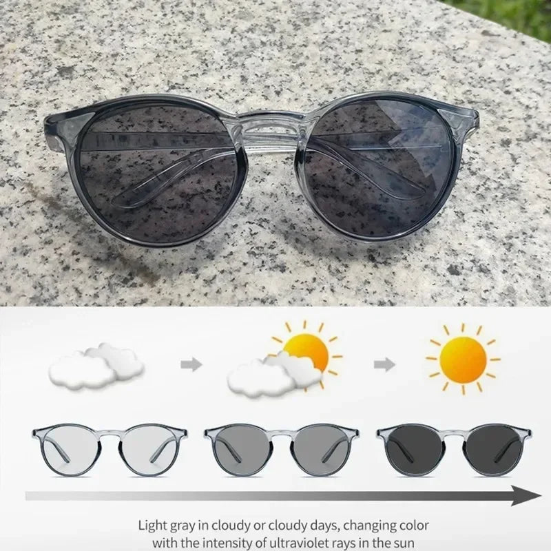 Protective Polarized Photochromic Sunglasses with Side Shields Blue Light Blocking Anti-allergy Anti Fog Wind Splash Goggles - EUFASHIONBAGS