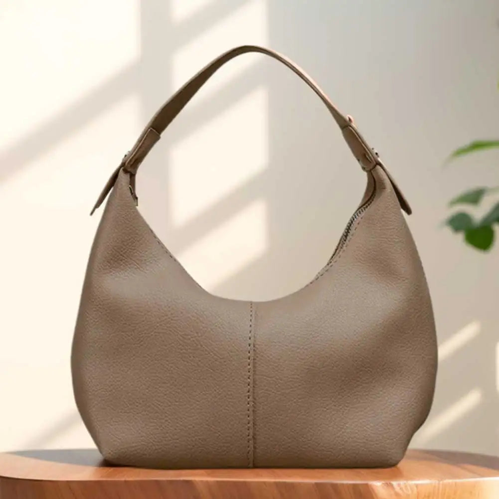 Luxury Handbags for Women Fashion Small Causal Tote Handbag Female Retro Vegan PU Leather Hobo Clutch Purses Shoulder Bag