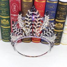 Cargar imagen en el visor de la galería, Luxury Miss Universe Paraguay Angola Wedding Crown for Women Big Rhinestone Banquet Tiara Party Costume Hair Jewelry Accessories