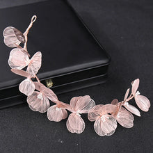 Cargar imagen en el visor de la galería, Wedding Bridal Leaf Pearl Headband Hairband Tiara For Women Bride Party Queen Wedding Bridal Hair Accessories Jewelry Band Gift