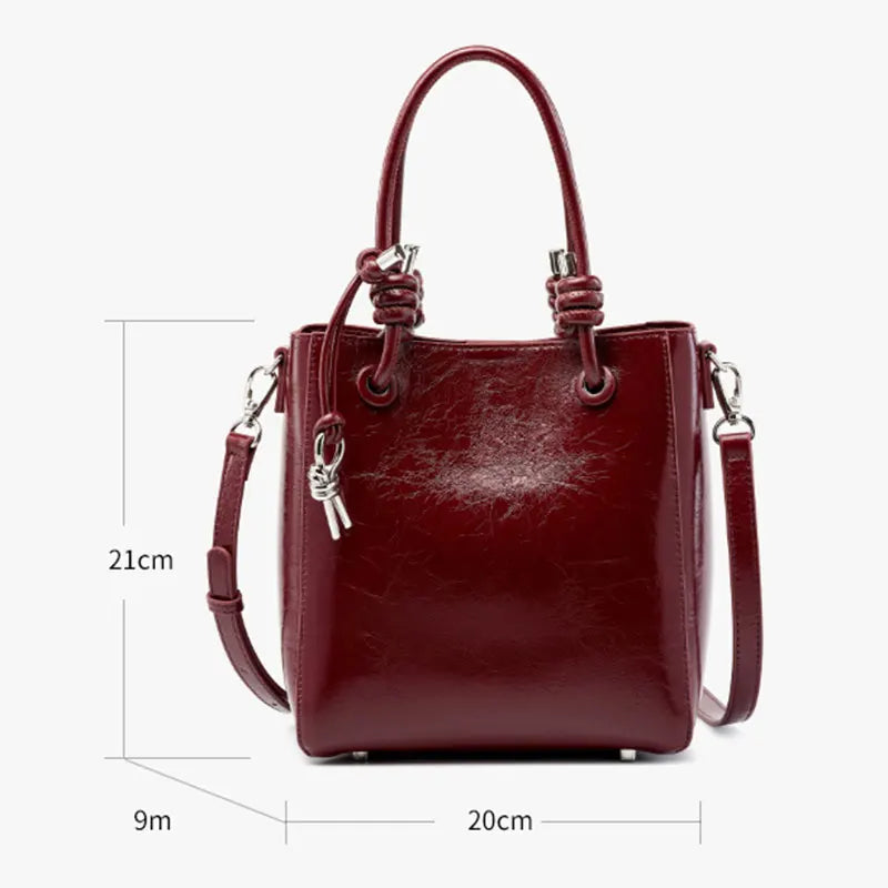 New Cowhide Women's Bag Luxury Designer Genuine Leather Shoulder Bag Women Crossbody Bags Fashion Crackle Female Handbags