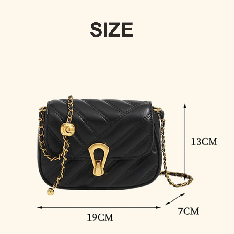 New Women Chain Bag Fashion Trend Luxury Designer Crossbody Bags Sphere Adjustable Shoulder Strap Girls Shoulder Bag 8398