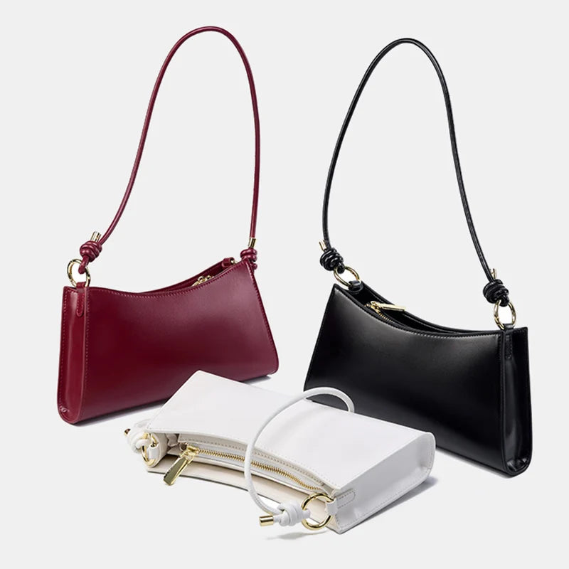 Luxury Designer Women Bag Genuine Leather High Quality Women's Shoulder Bag Vintage Cowhide Fashion Female Handbags 2708